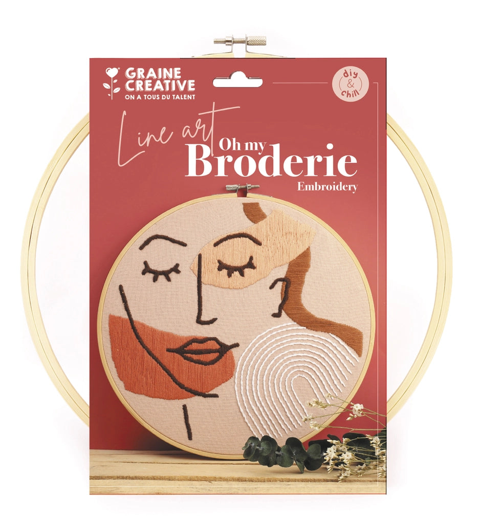 Kit DIY - Broderie Line Art