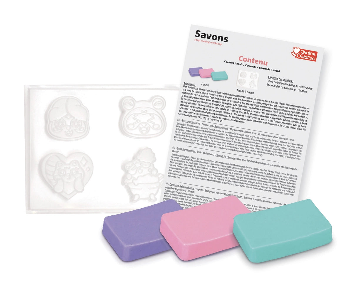 Kit DIY - Coffret Atelier Savons Kawaï