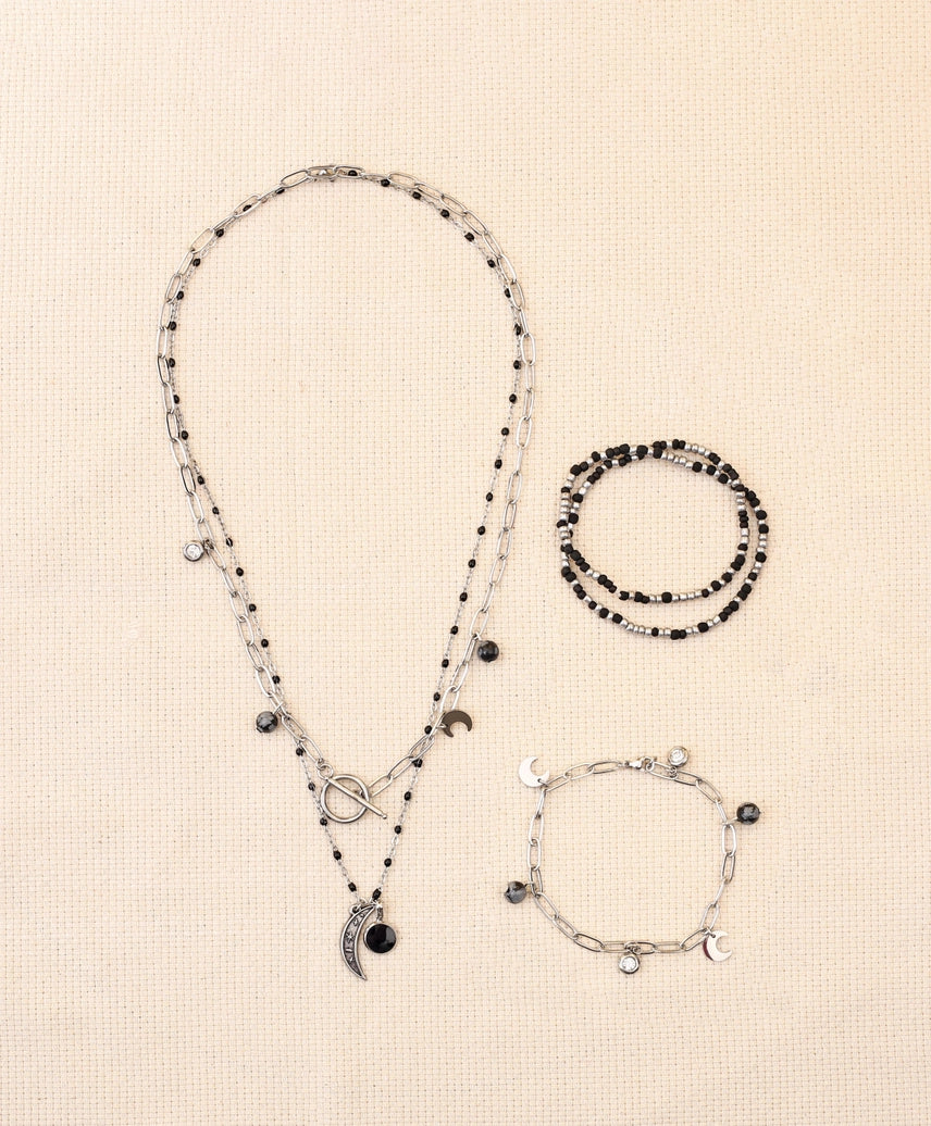 Kit DIY - Parure argentée - Bijoux inoxydable