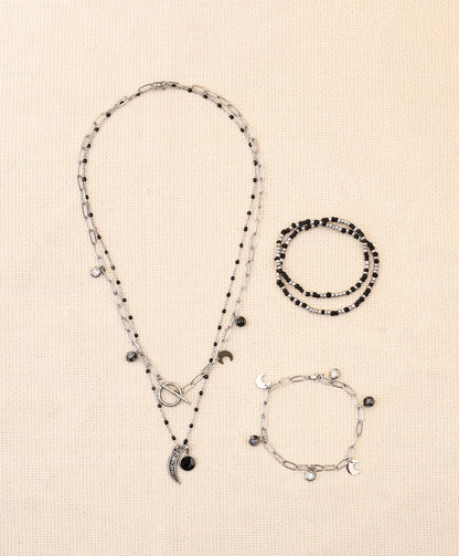 Kit DIY - Parure argentée - Bijoux inoxydable