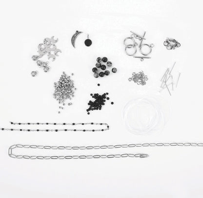 Kit DIY - Parure argentée - Bijoux inoxydable