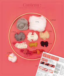 Kit  DIY - Métier à tisser rond - Poétique