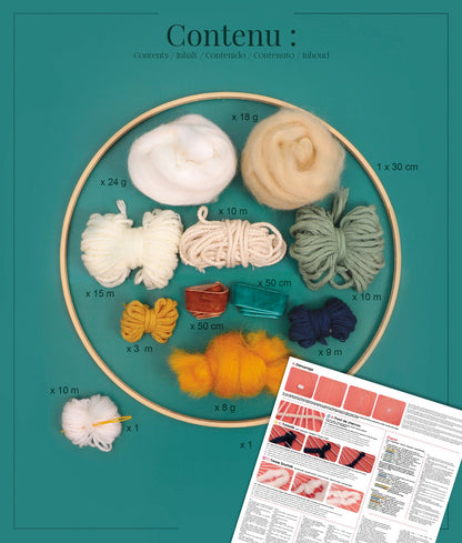 Kit DIY - Métier à tisser rond - Nature