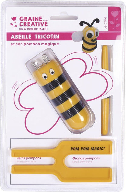 Abeille Tricotin (et son Pompon Magique)