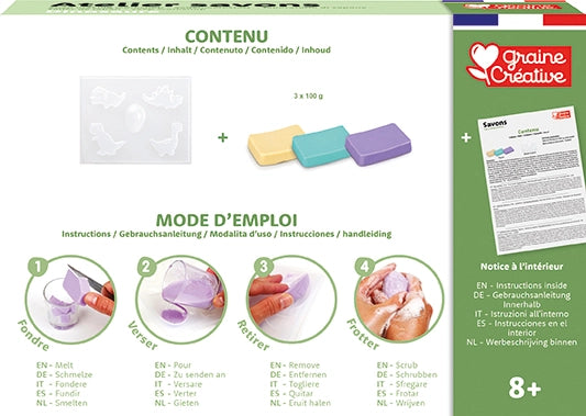 Kit DIY - Atelier savons Dinosaures