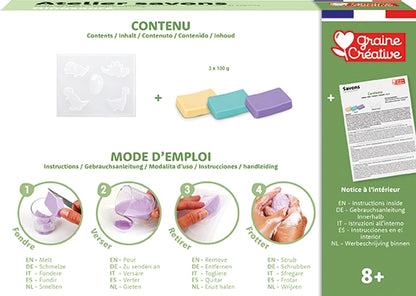 Kit DIY - Atelier savons Dinosaures