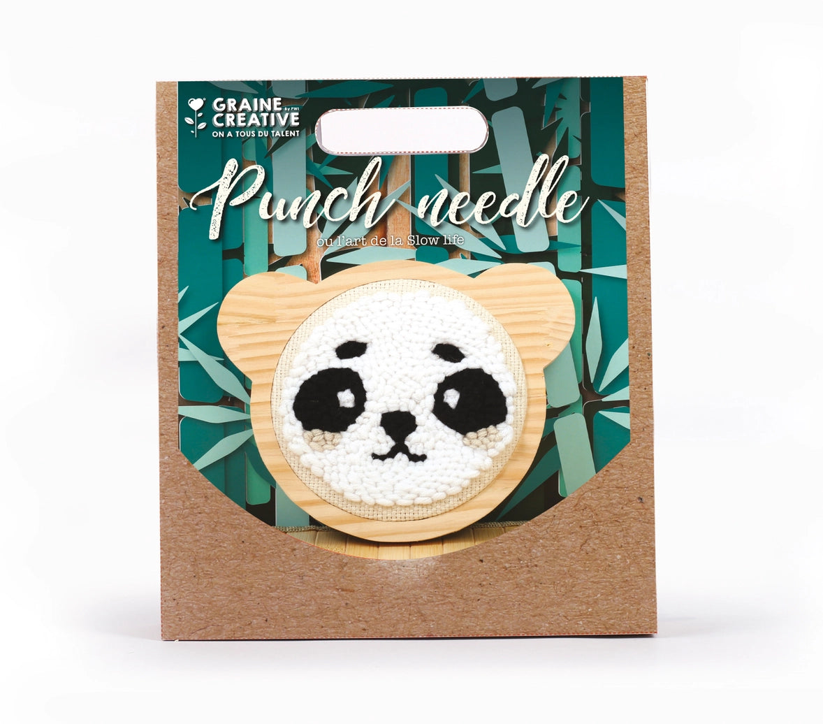 Kit DIY - Punch Needle Panda