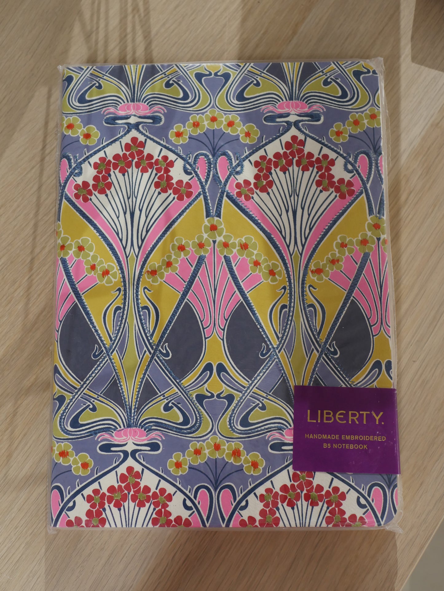 Carnet brodé Liberty Lanthe Bloom