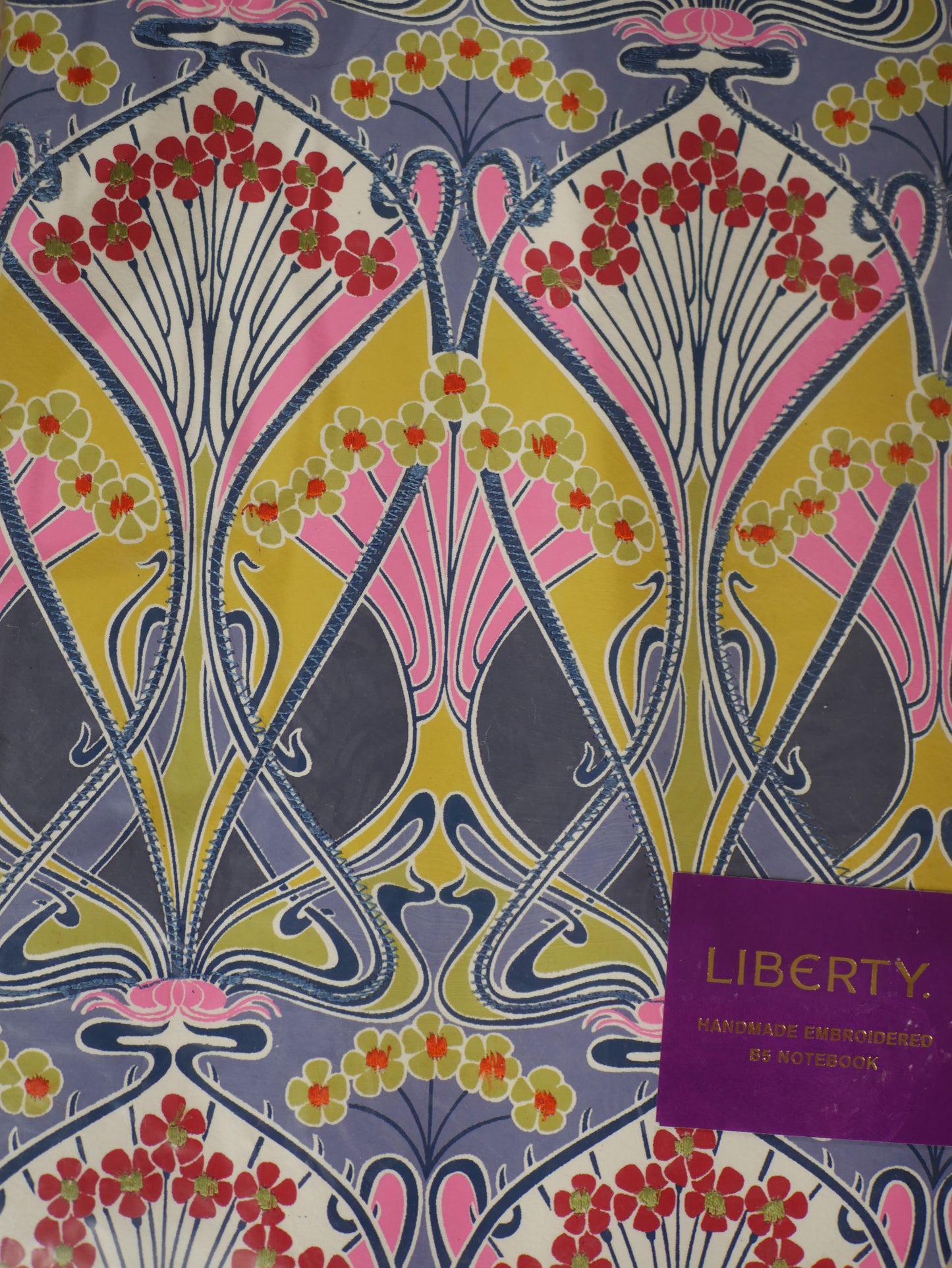 Carnet brodé Liberty Lanthe Bloom