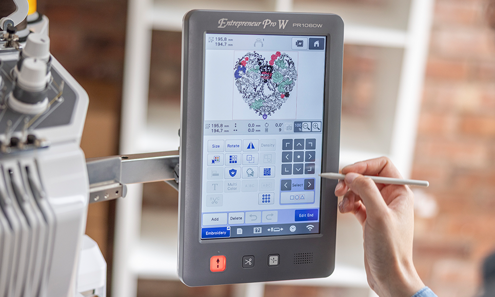 PR1060W - Machine à broder semi-professionnelle à 10 aiguilles