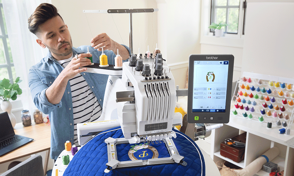 PR680W - Machine à broder 6 aiguilles