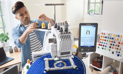 PR680W - Machine à broder 6 aiguilles