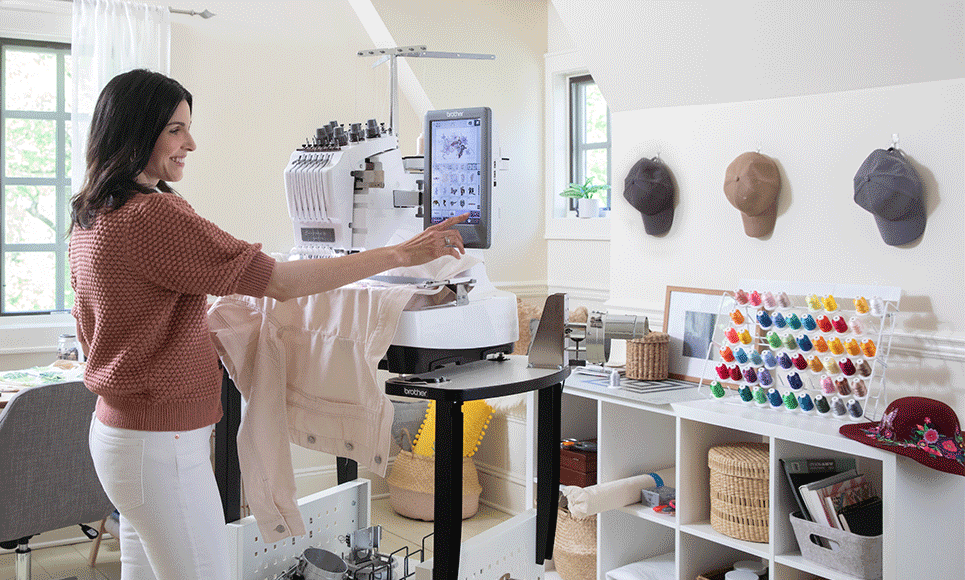 PR680W - Machine à broder 6 aiguilles