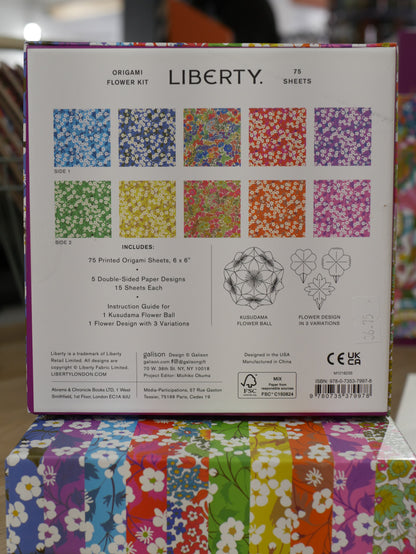 Set de papiers origami Liberty - Flowers