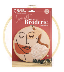 Kit DIY - Broderie Line Art
