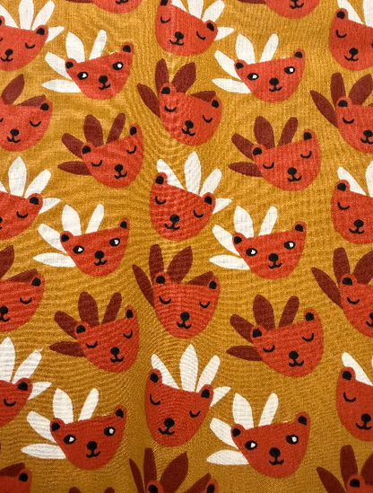 Coupon de tissus coton imprimés oeko-tex enfants